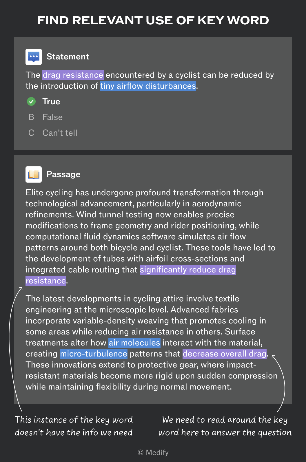 Working with words — UCAT Study Notes — Medify