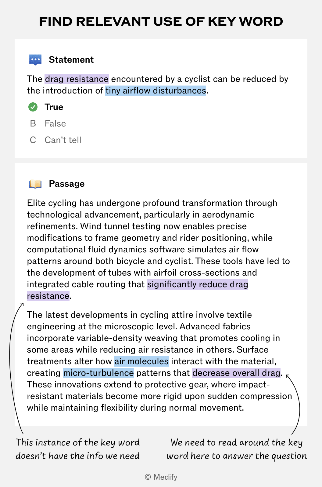 Working with words — UCAT Study Notes — Medify