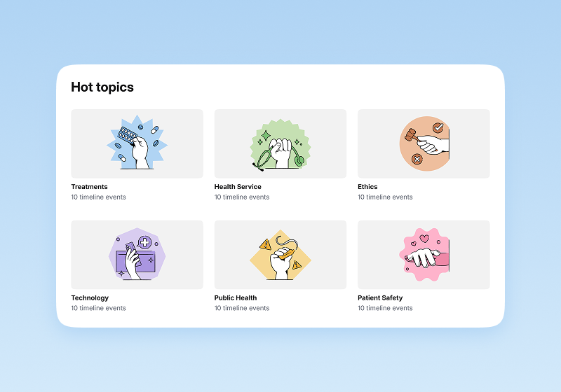 Image for View healthcare news stories from your dashboard