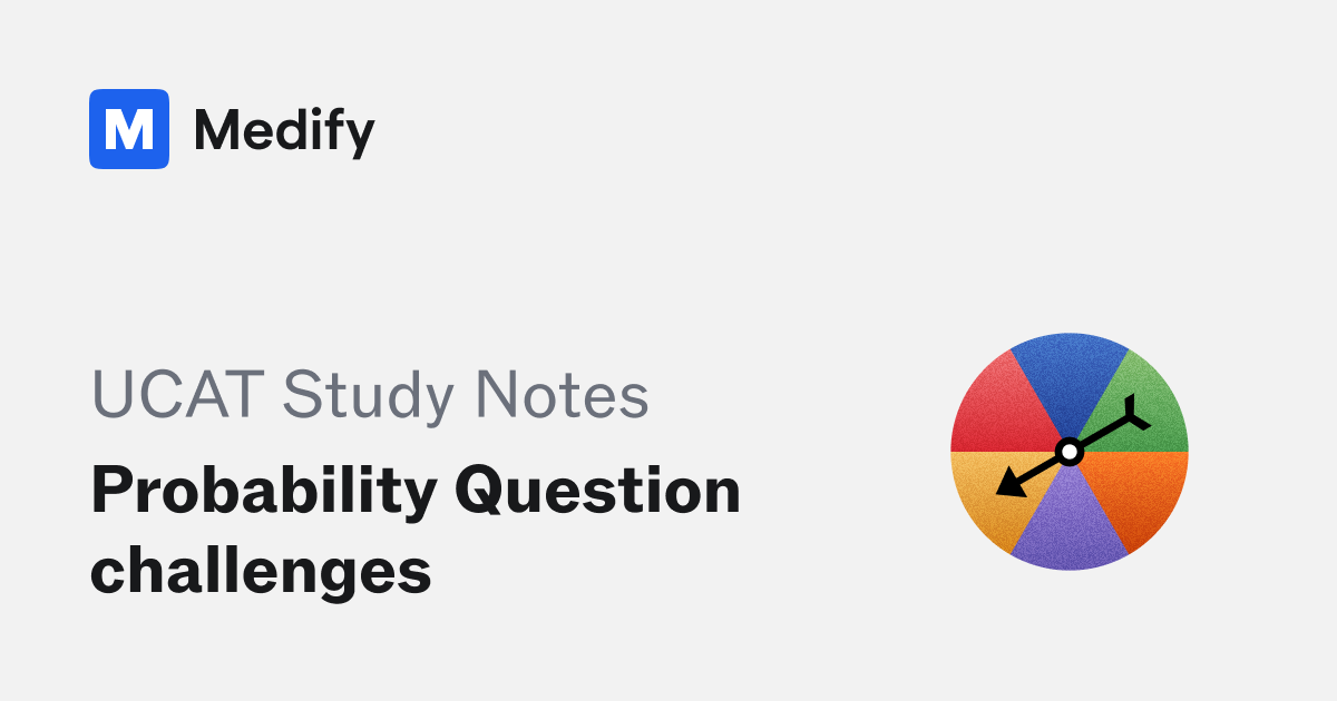 Probability Question Challenges Ucat Study Notes Medify